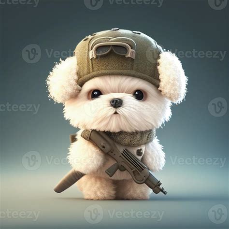 Dog With Gun