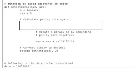 Image result for Python Hamming Code 7 4