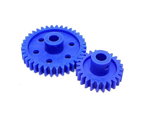 INVENTO 1pcs each Plastic Spur gear 24 Teeth + 36 Teeth 6.5mm Width ...