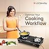 Longway Furn Glass Top, 2 Burner Manual Ignition Glass Gas Stove (Black ...