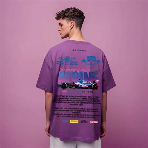 Alpine X Gasly Purple Oversize Tshirt – Getsetwear