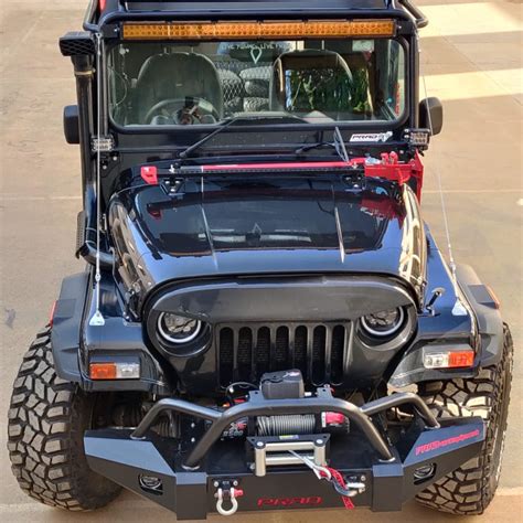 Winch Compatible XPD Bumper - Mahindra Thar CRDE - Prad Shop