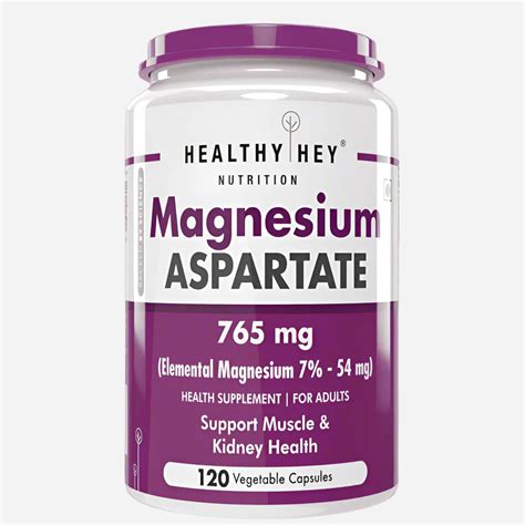 Buy Magnesium Aspartate,Support Muscle & Kidney Health -120 Veg ...