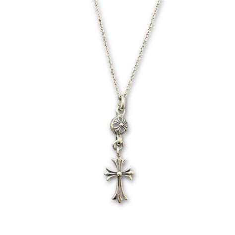 ♾Vintage Silver Jewelry♾ Cross motif design charm necklace sv925 ...