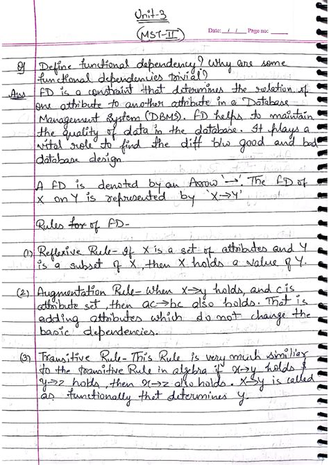 DBMS 530 - Unit 3 & 4 Notes for Semester Exam Review - Studocu