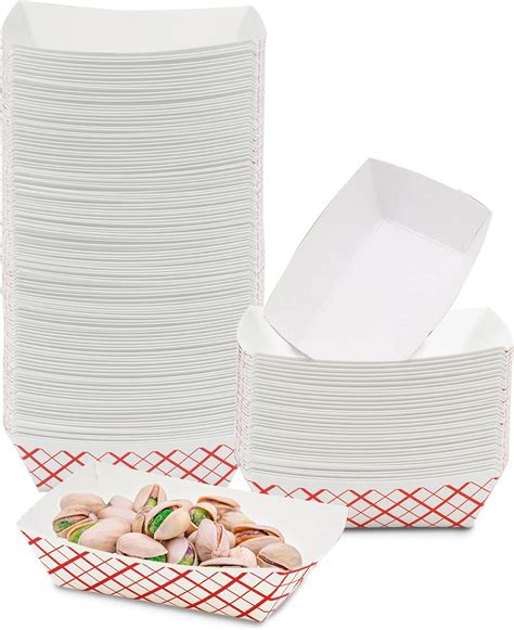 Fit Meal Prep [250 Pack 5 lb Paper Food Trays Heavy Duty Food ...