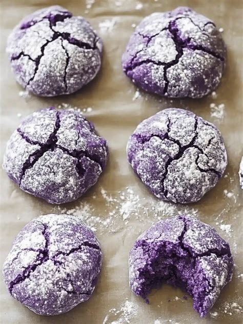 Delicious Ube Crinkle Cookies: A Filipino Treat to Savor