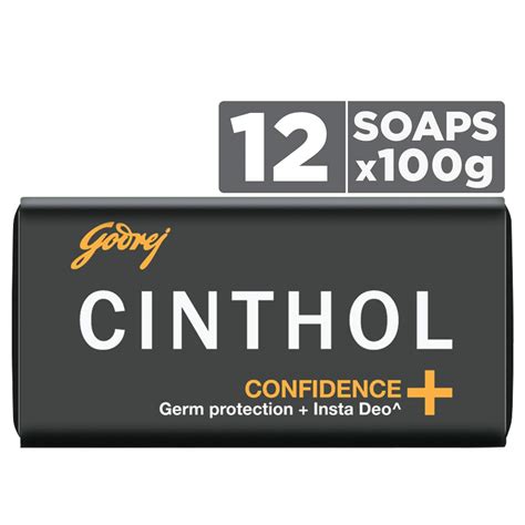 Buy Cinthol Health+ Bath Soap, 100g (Pack of 12) - 99.9% Germ ...