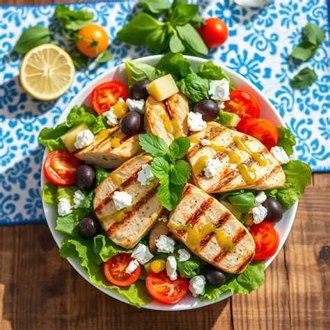 Cafe Delites Grilled Lemon Herb Mediterranean Chicken Salad: DELIGHT ...