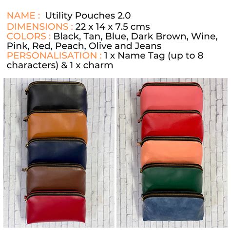 Buy Personalised Utility Pouches 2.0 ( No Cod Allowed on this product ...