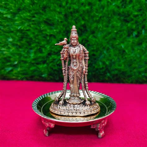 Buy RAMA METAL Copper GOD Idols (Copper meenakshi) Online at Low Prices ...