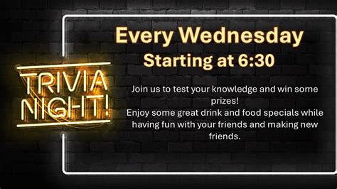 Trivia Night, 647 Main Street, Deadwood, SD, United States, South ...