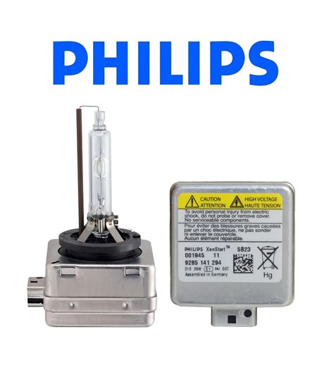 1X D1S Genuine PHILIPS Car Headlight Xenon Standard Vision HID Bulb ...