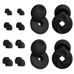 2 Pairs Ear Plugs for Sleeping Noise Cancelling, Earplugs for Swimming ...