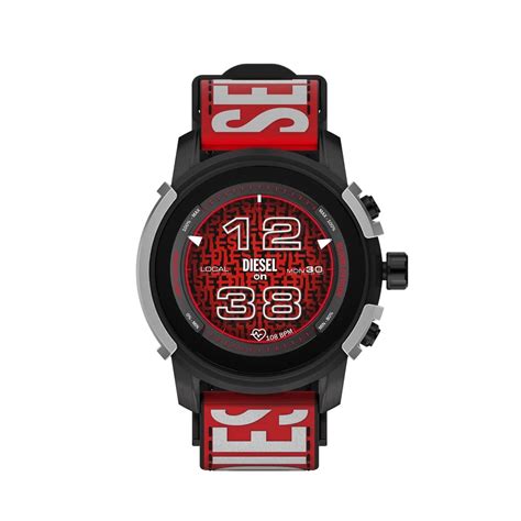Buy Diesel Nylon Griffed Digital Black Dial Men Watch-Dzt2041, Multi ...