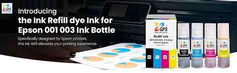 GPS Colour Your Dreams Epson 003 Original Ink for L3110, L3150, L3210 ...