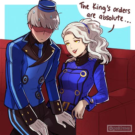 narukami yuu and margaret (persona and 1 more) drawn by gzei | Danbooru