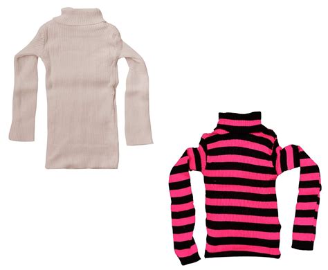 IndiWeaves Girls Wollen Warm Full Sleeve High Neck/Skivvy for Winters ...