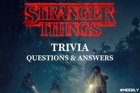 Stranger Things Answer Questions 的图像结果