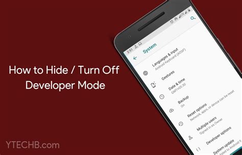 Turn Off Developer Mode 的图像结果