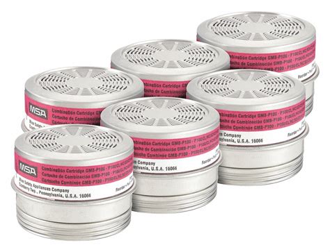 Magenta/White Color, MSA Comfo Twin-Cartridge Series, Combination ...