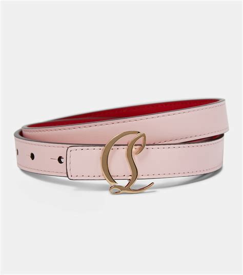Christian Louboutin - Logo leather belt Christian Louboutin