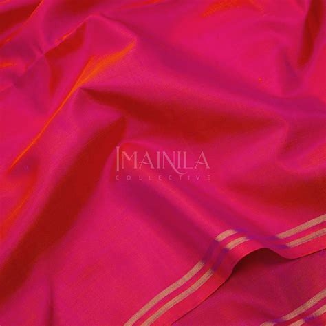Dual Tone Pink Kanchipuram Silk Saree | Imainila