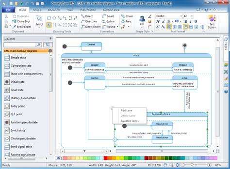 Image result for UML State Machine Diagrams