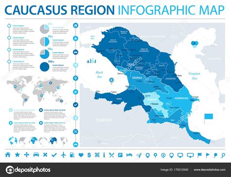 Caucasus Countries Map