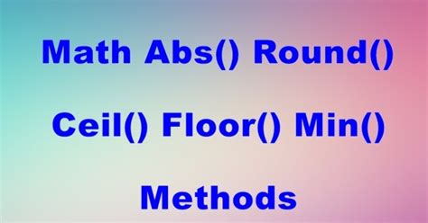 Image result for Java Math ABS