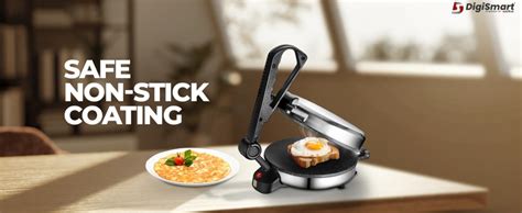 DIGISMART 1800W Electric Roti Maker for Roti/Chapati/Khakra/Paratha ...