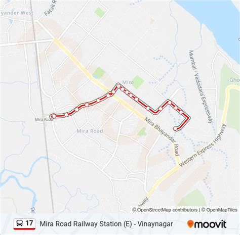 17 Route: Schedules, Stops & Maps - Mira Road Railway Station (E) (Updated)