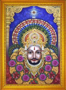 FRIZZY ARTS Khatu Shyam Ji Religious Frame Price in India - Buy FRIZZY ...