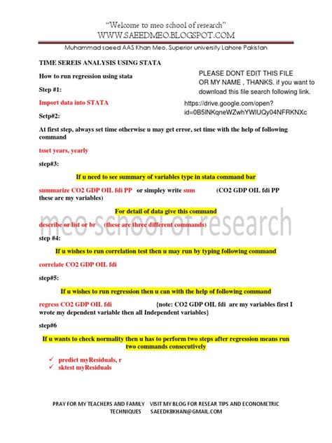 Image result for How to Remove Serial Correlation in Time Series Data Using Stata