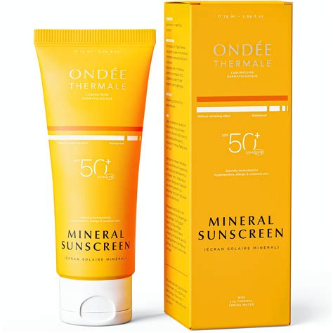 Buy Mineral Sunscreen Spf 50 for Face - Clear Sunscreen for Sensitive ...