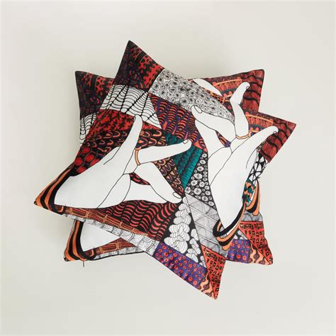 Buy Aayush- Multicolour Digital Printed Cushion Covers- Set of 2 from ...