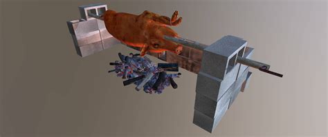 Spit Roast Pig - 3D Model by Buncic