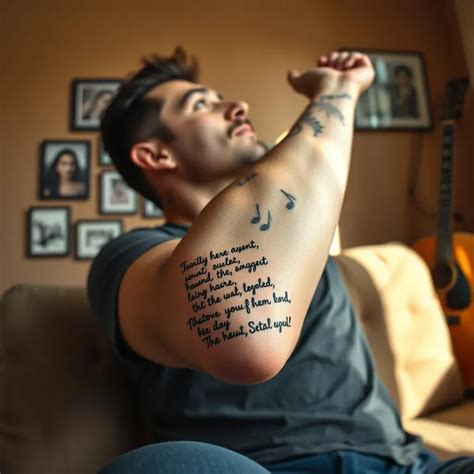Ultimate Song Lyric Tattoos for Men | Tattoo Designs For Guys