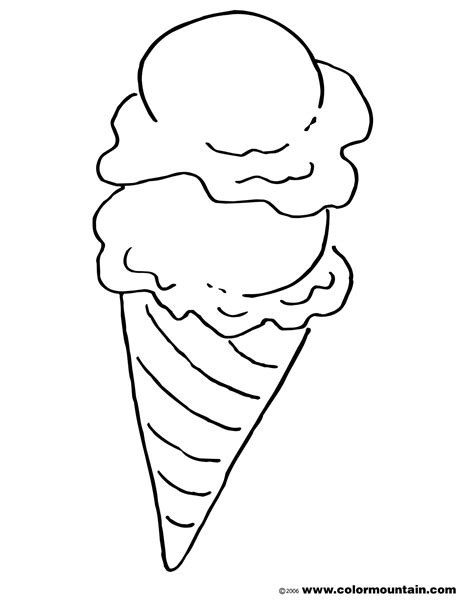 Ice Cream Cone Coloring Pages: Affordable Way to Make the Kids Love ...