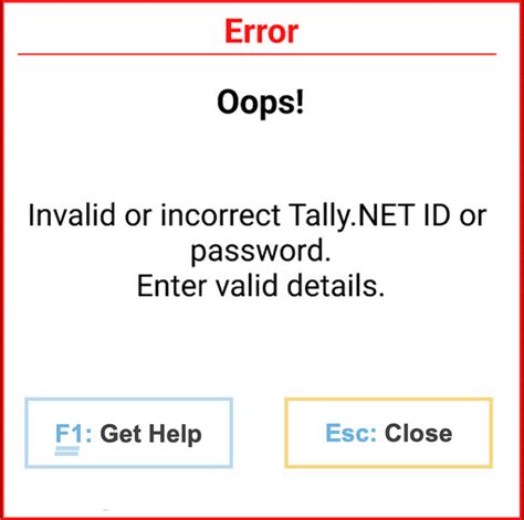Image result for Tally Error Code 404