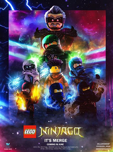 NINJAGO DRAGONS RISING POSTER COLLAB HAMADA NINJA X LLOYD WHIP ...