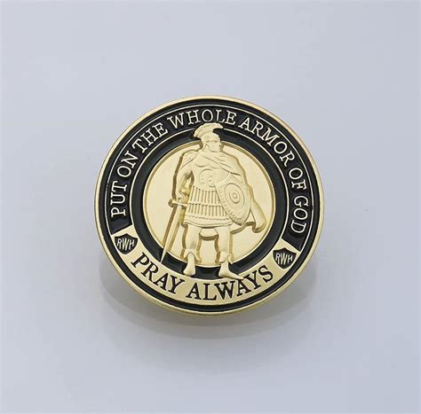HillSpring Put On The Whole Armor of God Lapel Pins for Men India | Ubuy