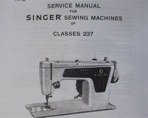 Image result for Singer Sewing Machine Model 237 Manual