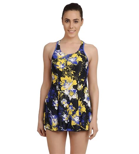 Buy Speedo Racerback Swimdress Speedo Navy-Deep Peri Swimwear Online ...