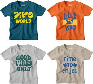 Flipkart.com | Kabuki Boys Printed Pure Cotton Regular T Shirt - Round Neck