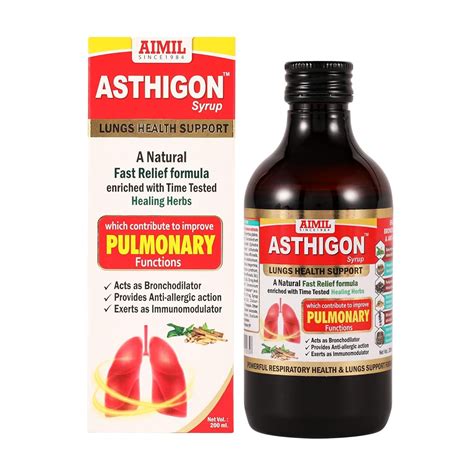 Aimil Asthigon Syrup Lungs Health Support – Sushain