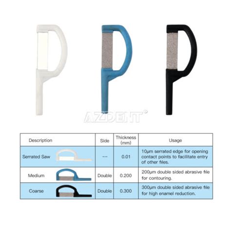3 X Tiras de Redução Interproximal Dentárias | Ubuy India