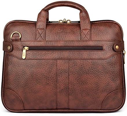 Buy THE CLOWNFISH Royal Synthetic Leather Laptop Briefcase - | Laptop ...