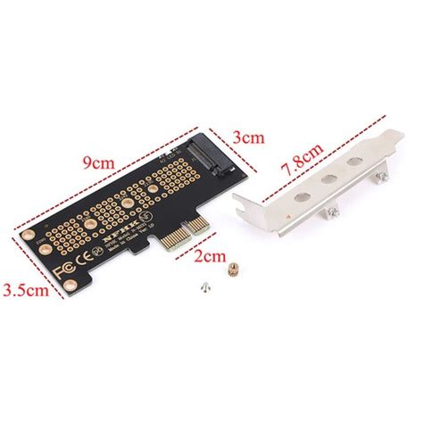 NVMe PCIe M.2 NGFF SSD to PCIe x1 adapter card PCIe | Ubuy India