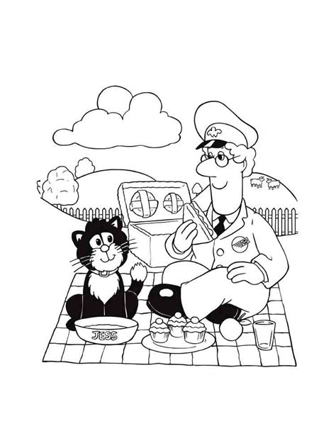 Postman Coloring Pages 的图像结果